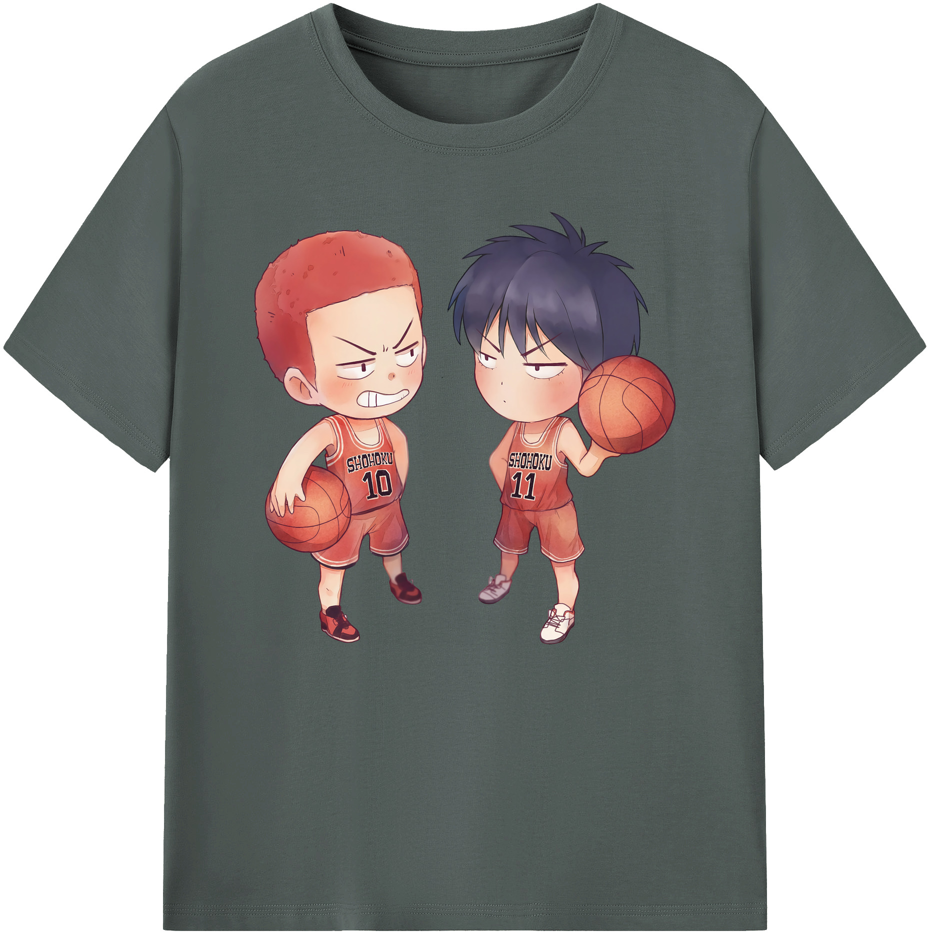 （画像用） SLAM DUNK／スラムダンク 綿100％ メンズ半袖Tシャツ｜肌触りやわらか＆通気性